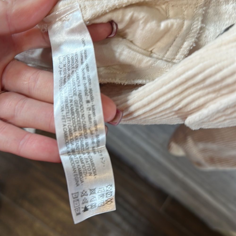 Zara Corduroy Button Up Jacket (Size Xs) - image 5